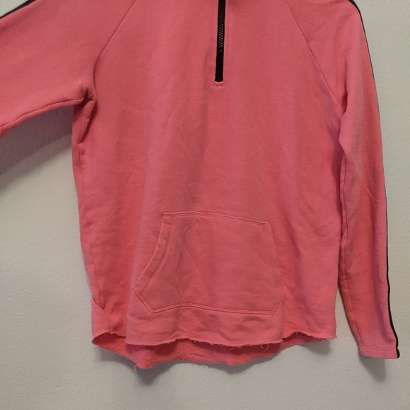 Victoria's Secret PINK Quarter Zip Logo Jacket - Picture 2 of 9